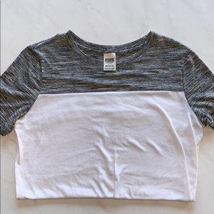 Gray/white PINK Victoria’s Secret short sleeve tee